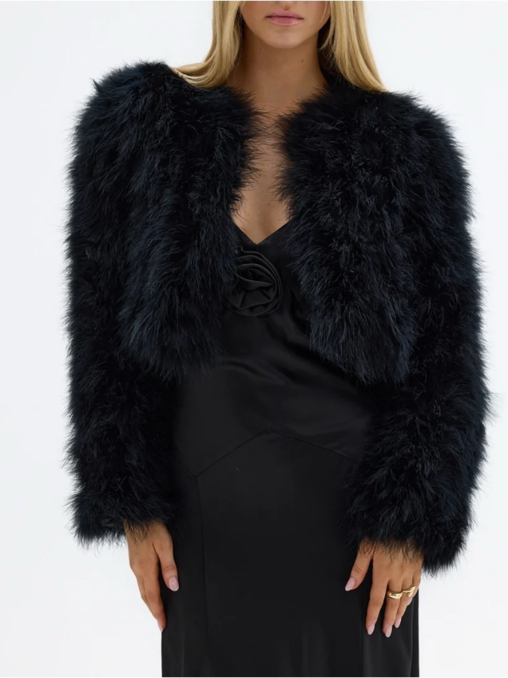 NWT Bubish Luxe Manhattan Cropped Jacket Size S/M